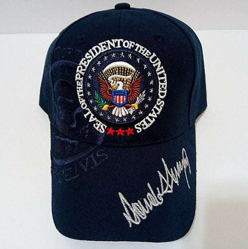 MAGA 45th President Donald Trump Seal Make America Great Again Hat Navy Blue - trump store 2020